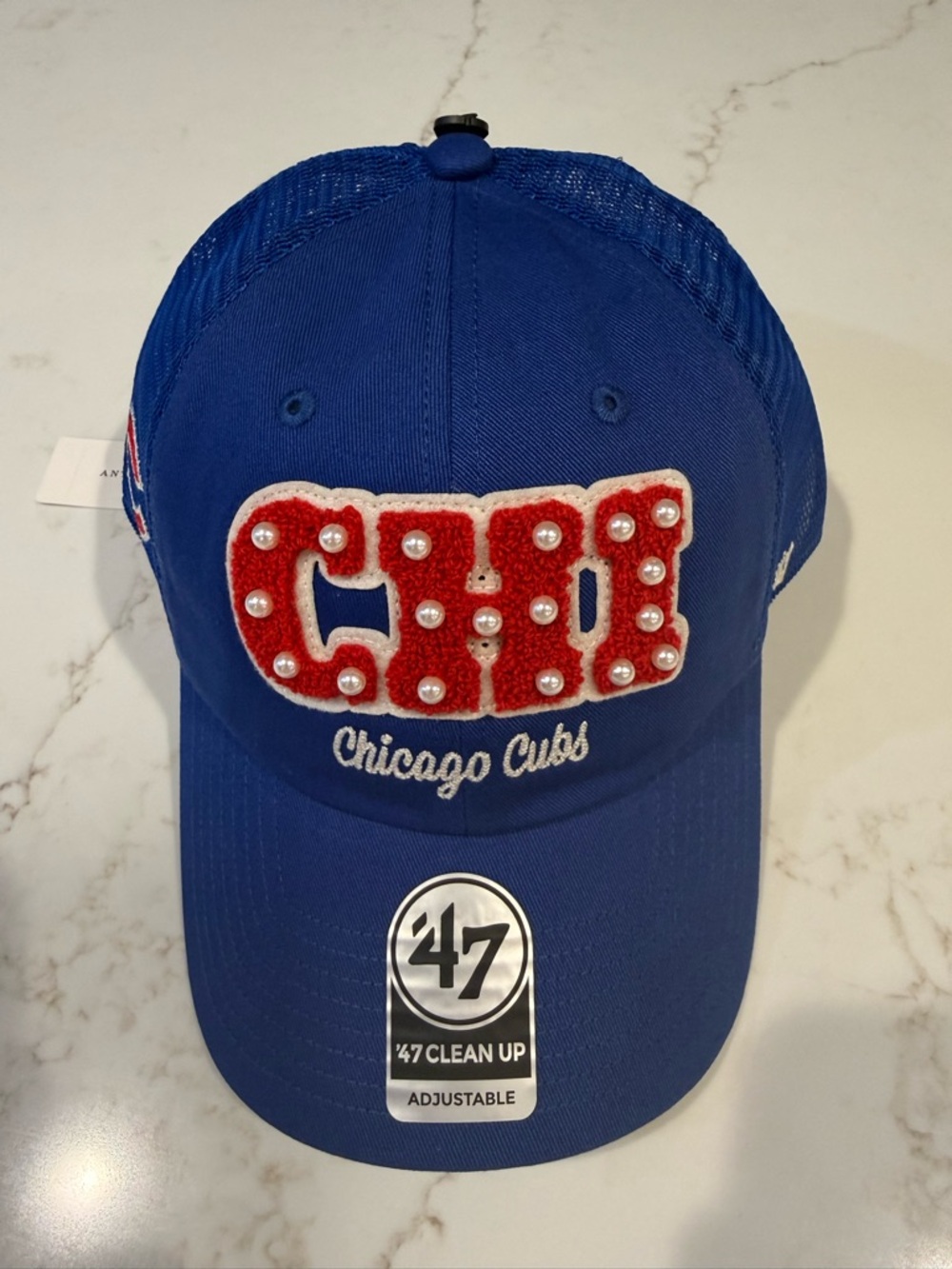 NWT '47 Chicago Cubs Blue Pearl Logo Baseball Cap